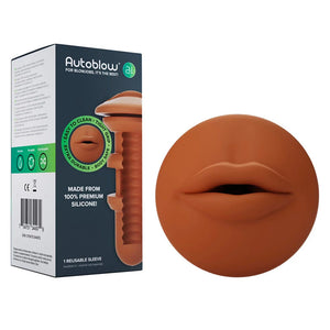 Autoblow AI - gaine de rechange bouche (Brun)