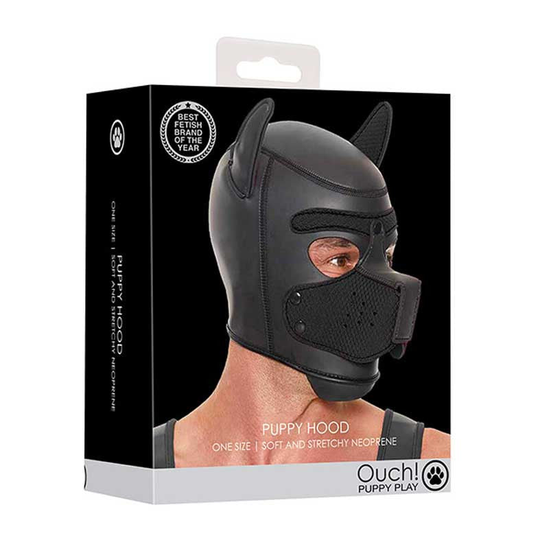 Cagoule BDSM tête de chien Puppy Play - Ouch!