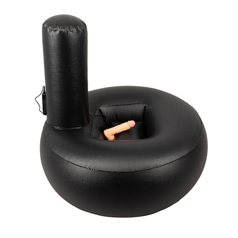 Coussin gonflable avec vibromasseur - Vibrating Lust Thruster
