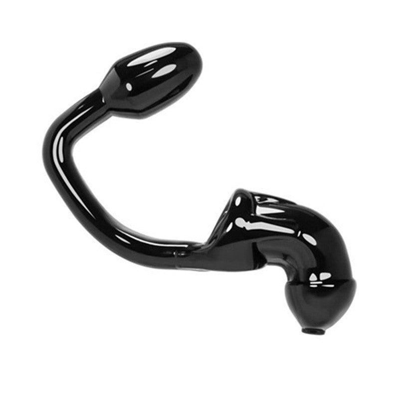 Cage de chasteté avec plug anal Tailpipe - Oxballs