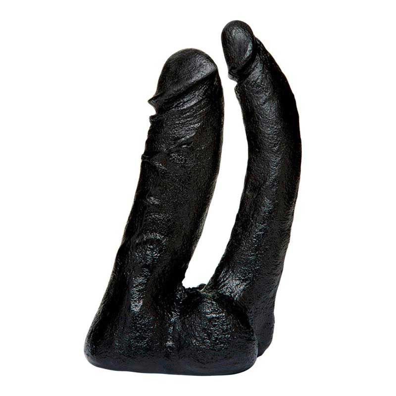 Godemichet double pénétration (Noir) - Vac-U-Lock