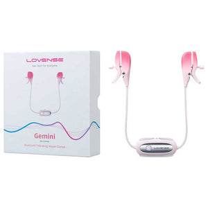 Pinces à seins vibrante et connectées - Lovense Gemini