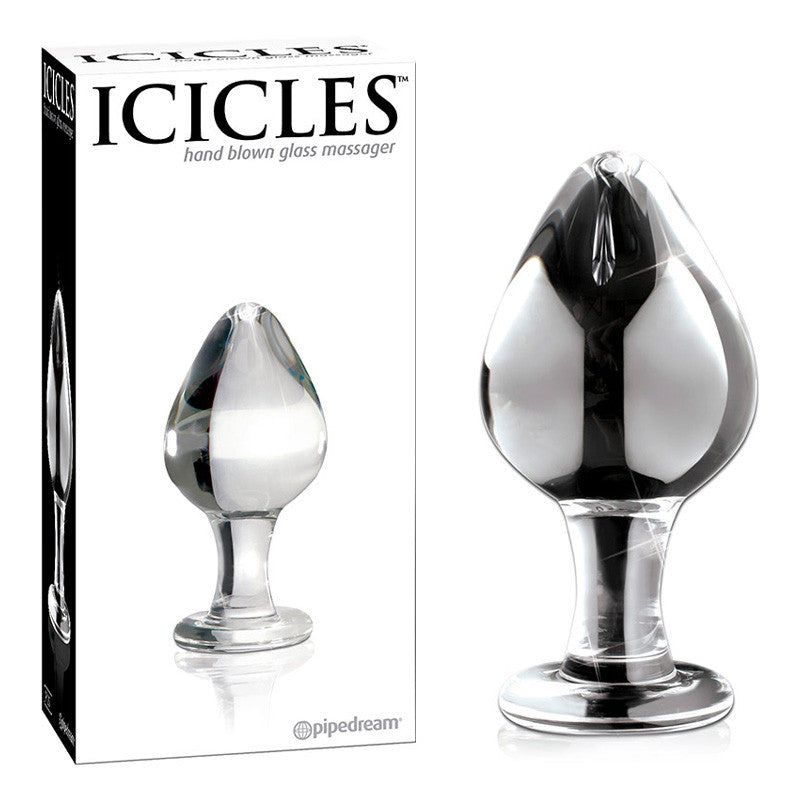 Plug anal en verre - Icicles N° 25