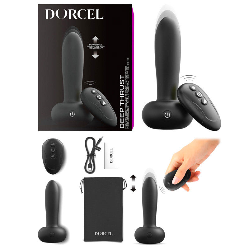 Plug anal télécommandé va-et-vient  Dorcel Deep Thrust - Marc Dorcel