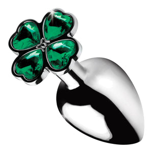 Plug anal Aluminium avec trèfle à 4 (S) Lucky Clover- Booty Sparks
