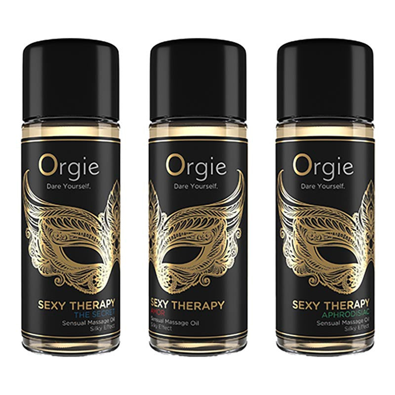 Orgie Sexy Therapy - 3x 30 ml - Set d'huiles de massage