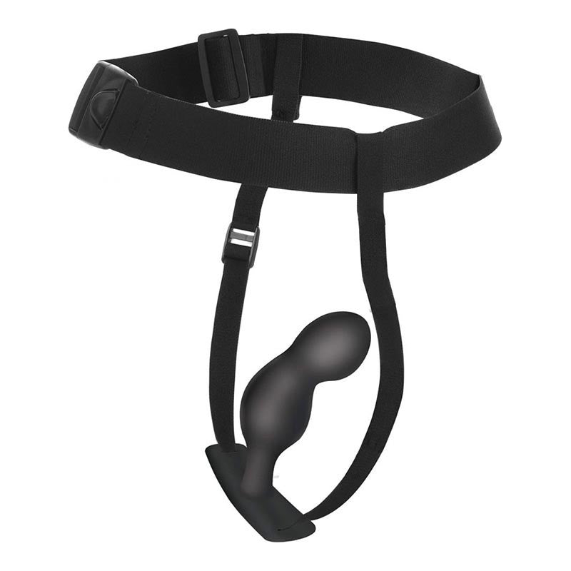 Plug anal vibrant avec harnais P-Spot - Master Series