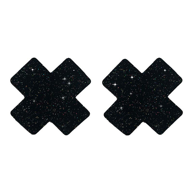 Cache-tétons adhésifs Nipple X Covers (Noirs) - Taboom