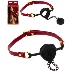 Ball Gag en silicone avec bouchon - Taboom