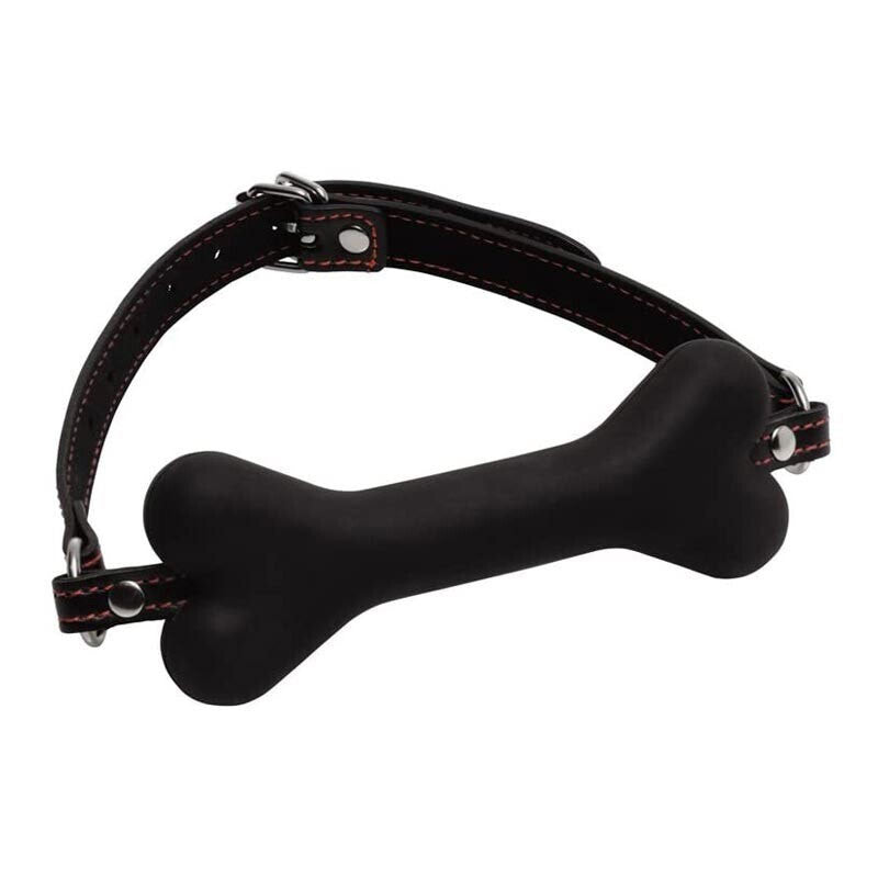 Ball Gag en silicone avec Os de chien - Master Serie