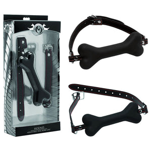 Ball Gag en silicone avec Os de chien - Master Serie