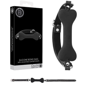 Ball Gag en silicone avec Os de chien Puppy Play - Ouch!