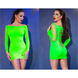 Mini Robe sexy 4617 (Fluo) - Chilirose