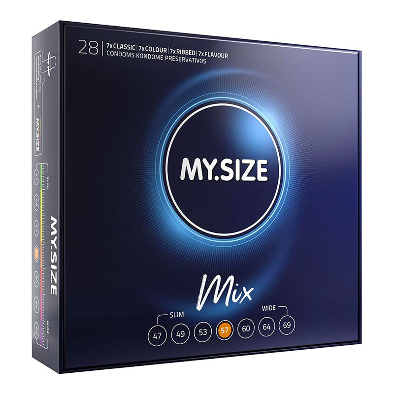 Préservatifs My Size Mix 57mm - 28pces.