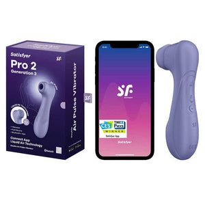 Satisfyer Pro 2 Sextoy "Generation 3" (Violet) - Stimulateur Clitoridien connecté