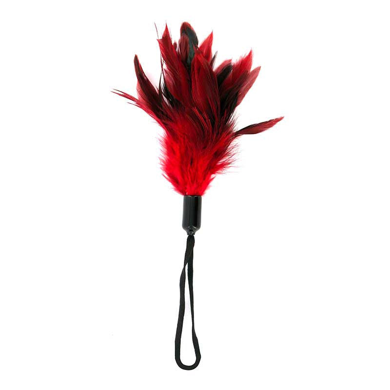 Plumes BDSM à chatouiller Pleasure Feather (Rouge) - Sportsheets