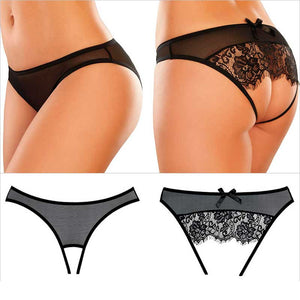 Panty Sexy ouvert Exposé (Noir) - Allure