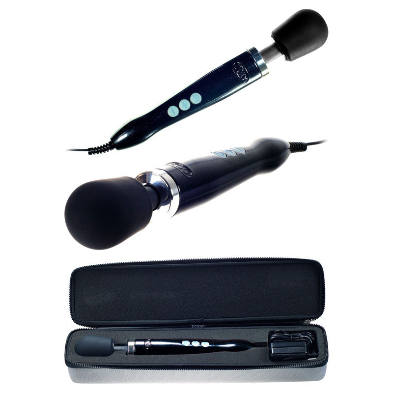 Vibromasseur baguette ultra puissant – Doxy Die Cast Wand Massager Noir