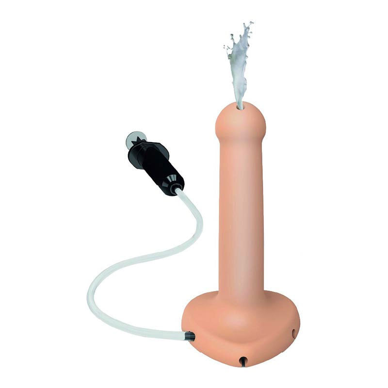 Godemichet réaliste éjaculateur 14.5cm (Flesh) - Strap-On-Me