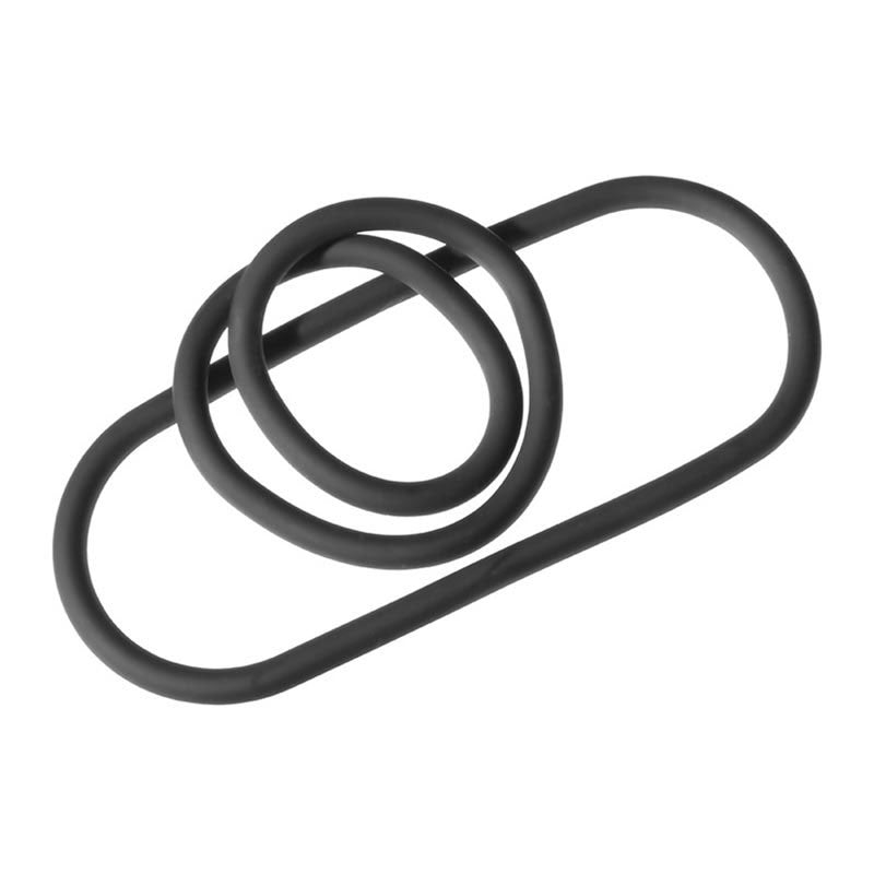 Anneaux de pénis flexibles en silicone XPlay Gear Wrap Ring (2 anneaux)