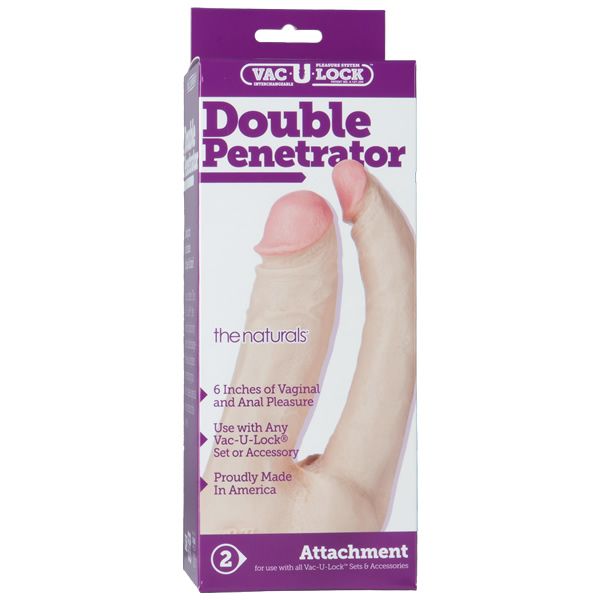 Godemichet double pénétration - Vac-U-Lock
