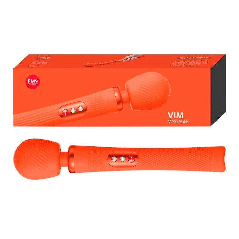 Vibromasseur baguette puissant Fun Factory VIM - Orange