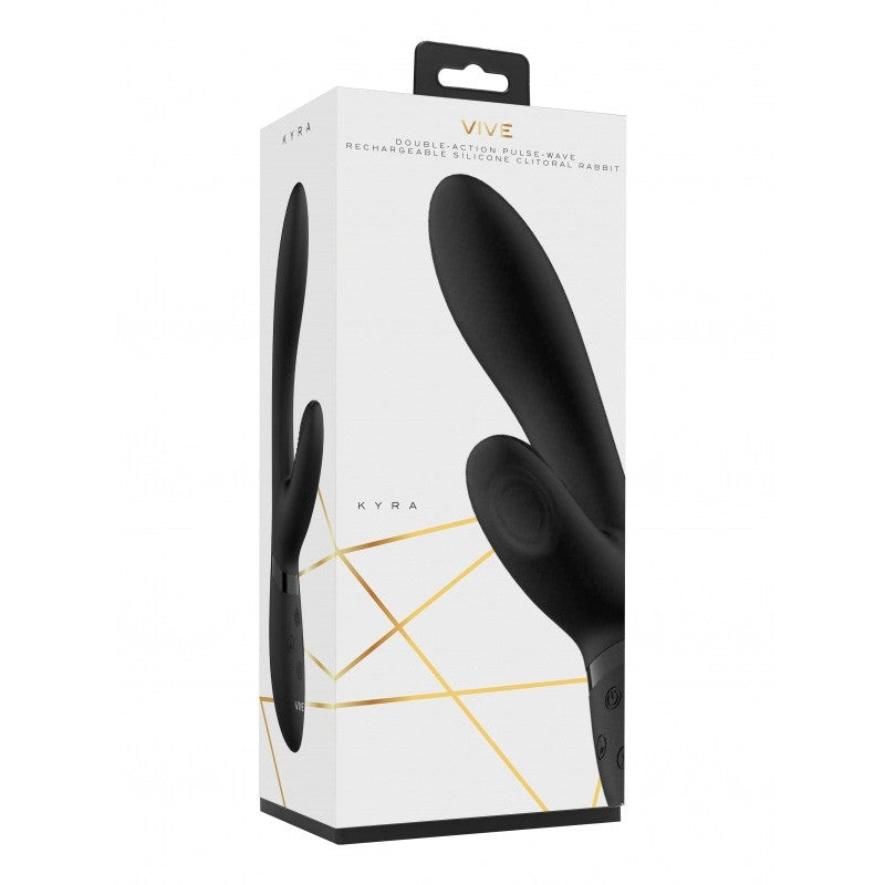Vibromasseur rabbit avec pulsations Kyra - Vive