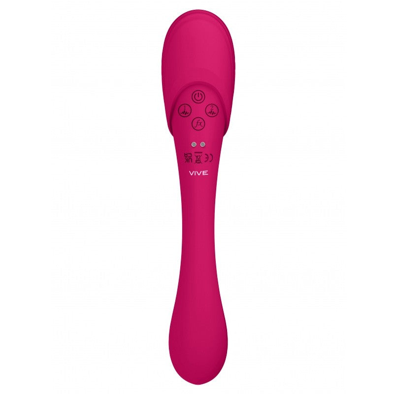 Vibromasseur flexible pour point-G et Clitoris à ondes pulsées Mirai - Vive