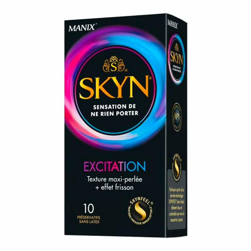 Manix Skyn Excitation - sans latex (10 Préservatifs)