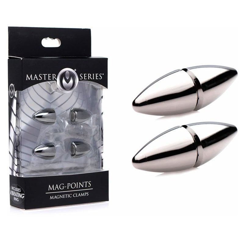 Balles magnétiques pour tétons Master Series Mag-Points - 2 paires