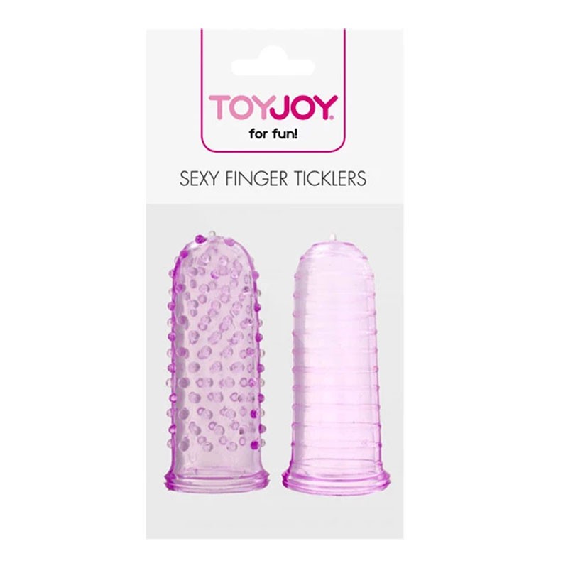 Manchon stimulant pour doigt (2 pièces) - ToyJoy Sexy Finger Ticklers