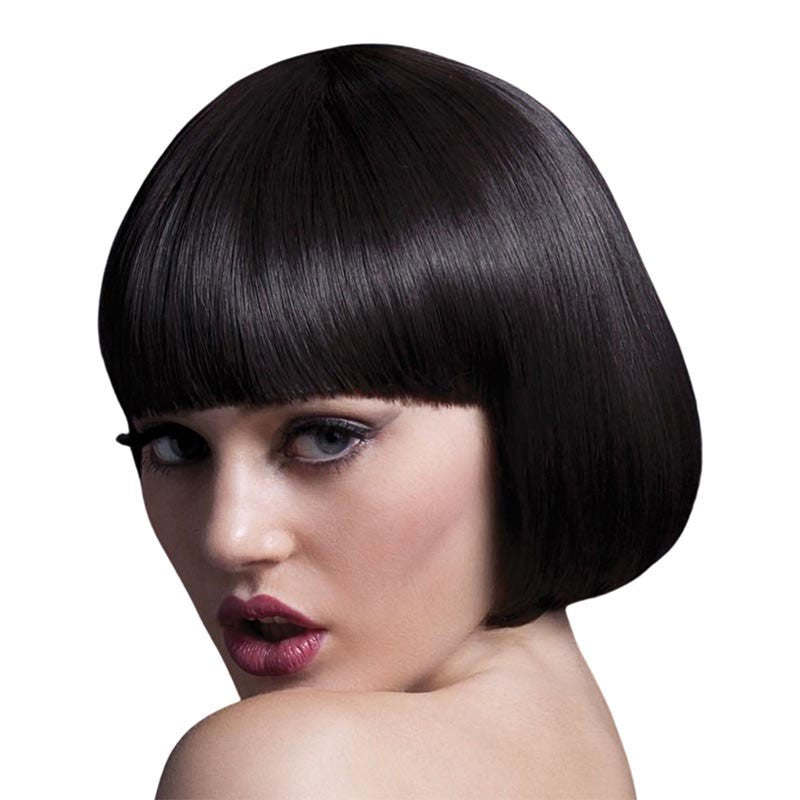 Perruque Mia brune 25 cm – Fever