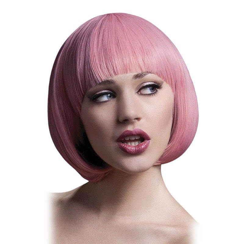 Perruque courte Mia rose 25 cm – Fever