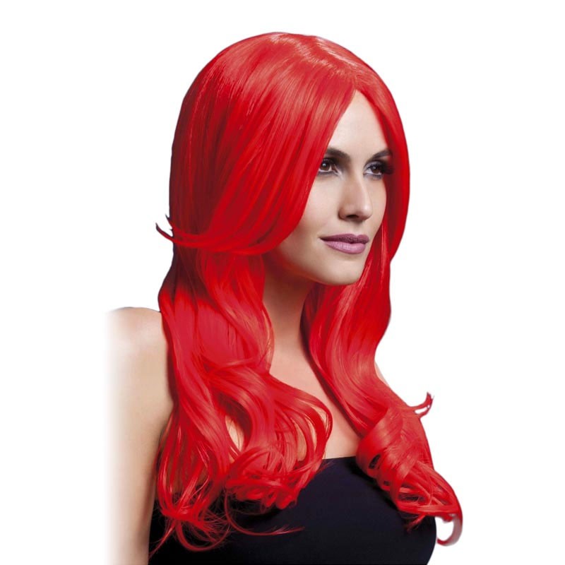 Perruque longue rouge Khloe 66 cm – Fever