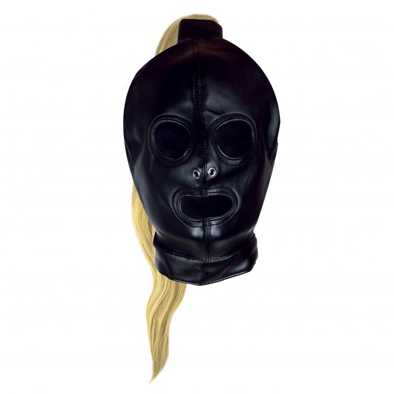 Cagoule avec trois ouvertures - Blonde Ponytail Mask Ouch!