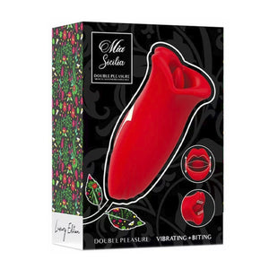Stimulateur clitoridien langue oscillante - Mia Sicilia Double Pleasure