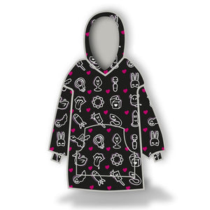 Sweat à capuche à pictos sexy - SweetPlaid Limited Edition