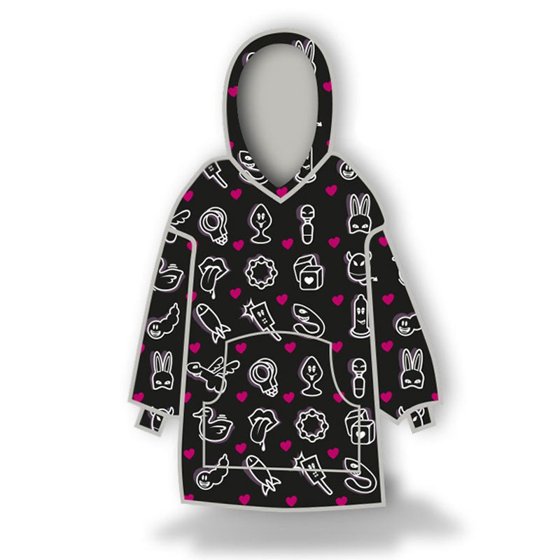 Sweat à capuche à pictos sexy - SweetPlaid Limited Edition