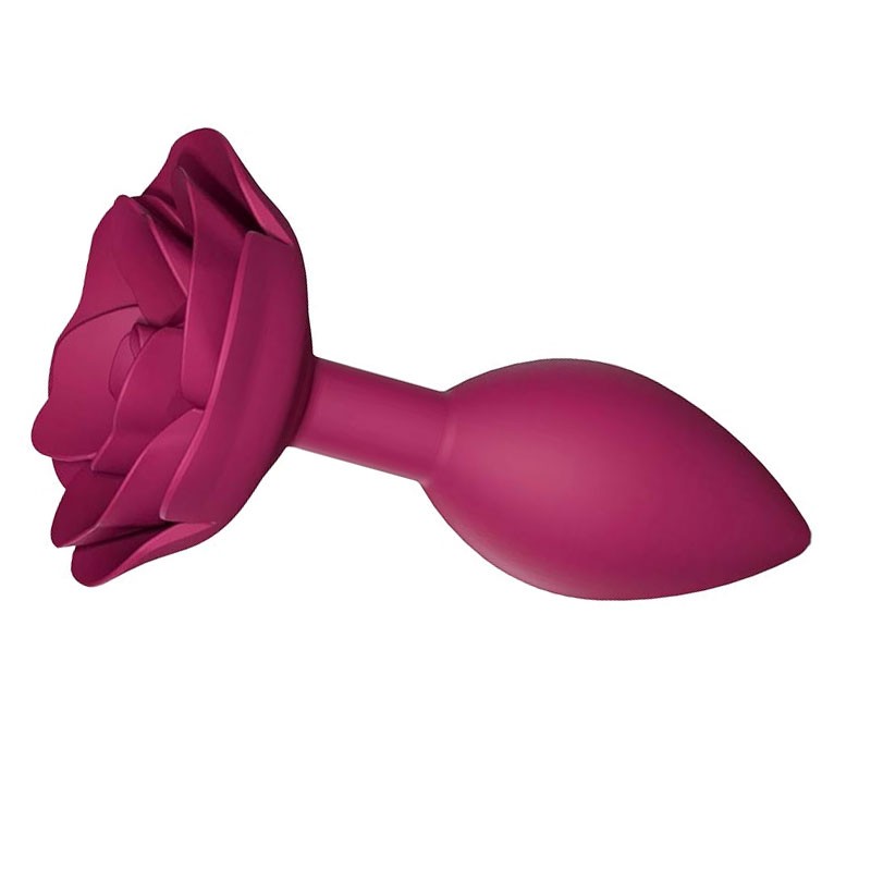 Plug anal en silicone Open Roses (Rose) - Love to Love