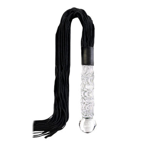 Martinet BDSM avec Dildo en verre - Icicles 38