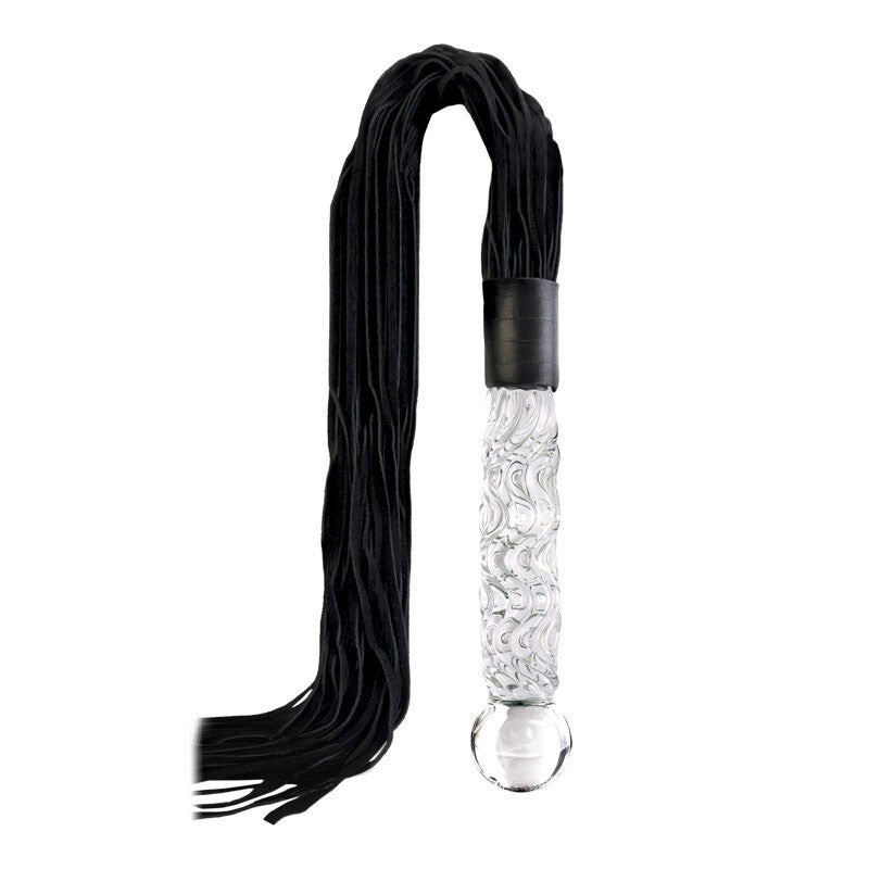 Martinet BDSM avec Dildo en verre - Icicles 38