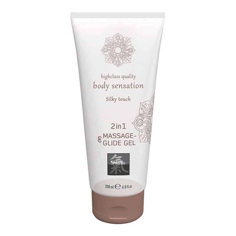 Lubrifiant et gel de massage 2 en 1 200 ml - Shiatsu Silky Touch