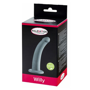 Dildo avec ventouse Willy (Noir) - Malesation
