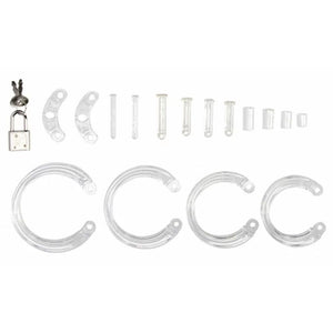 Cage de chasteté (Transparent) - ManCage Chastity Cage Model 25