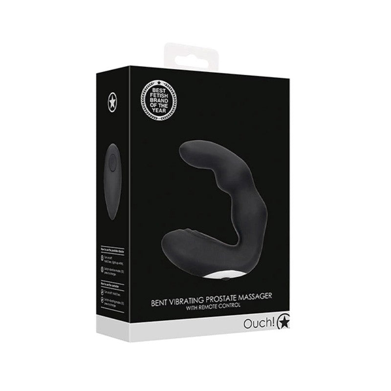 Vibromasseur prostatique avec télécommande - Ouch!