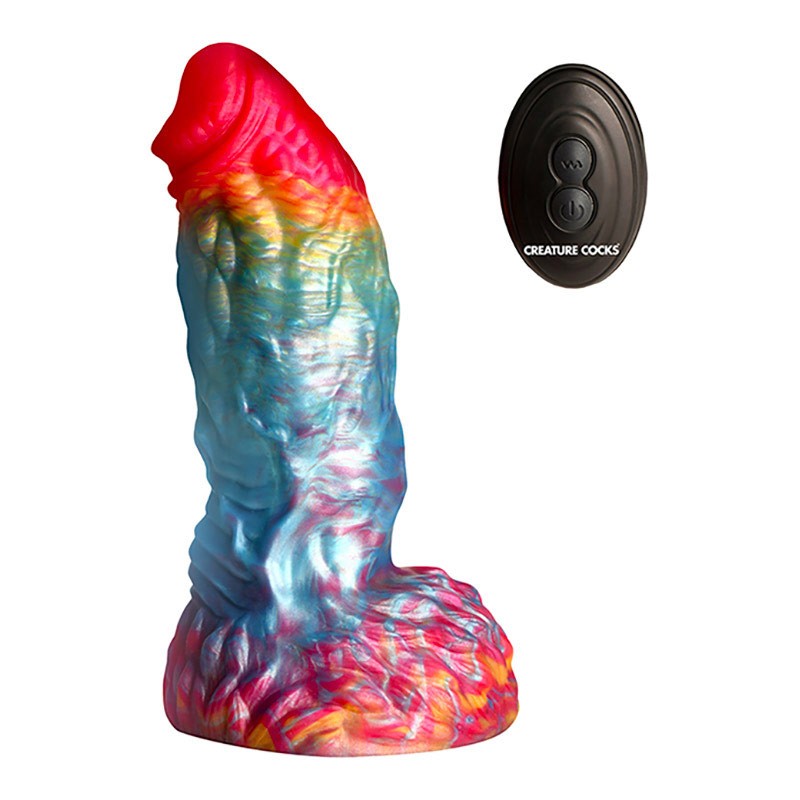 Gode 14 cm Rainbow Phoenix - Creature Cocks