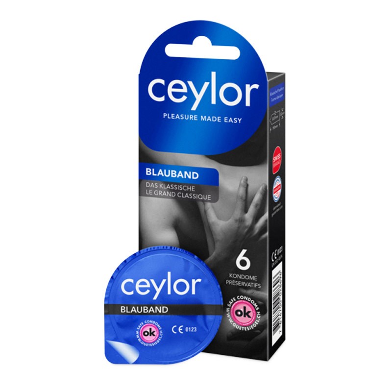 Préservatif Ceylor Bande Bleue - (6 Préservatifs)