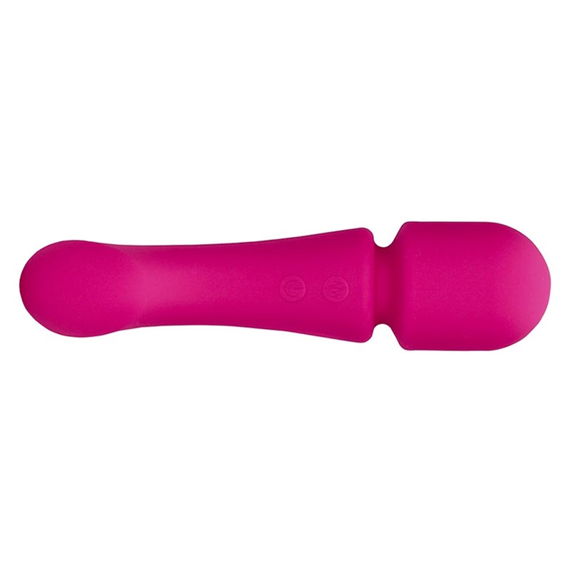 Baguette vibrante en silicone à double extrémité  ultra douce - Loveline