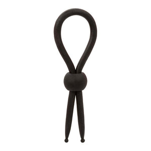 Anneau pénien ajustable Alpha Ring Lasso (Noir) - CalExotics