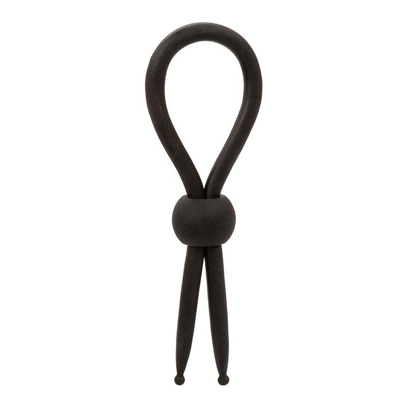 Anneau pénien ajustable Alpha Ring Lasso (Noir) - CalExotics